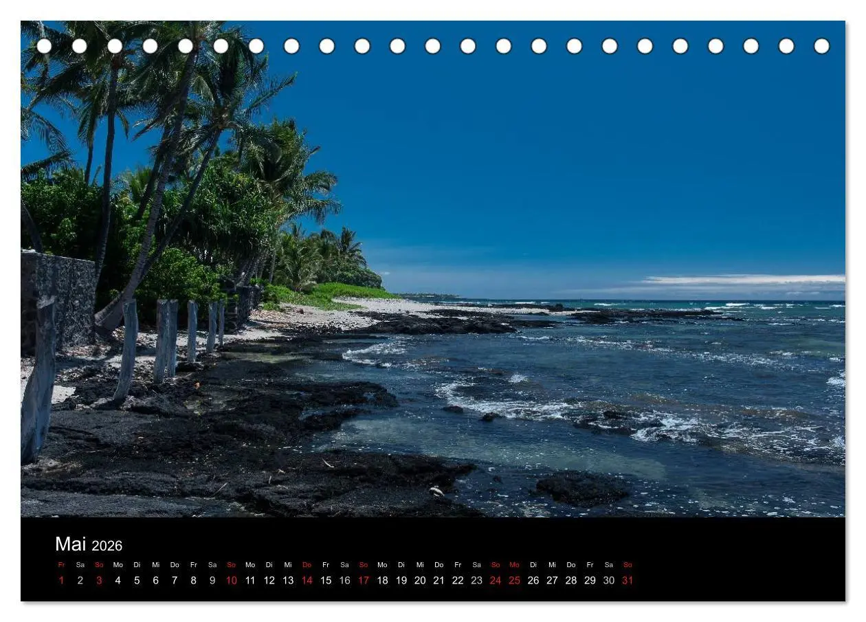 Bild: 9783516164770 | Hawaiianische Träume Big Island (Tischkalender 2026 DIN A5 quer),...