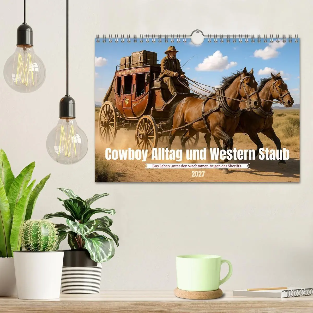 Bild: 9783516924770 | Cowboy Alltag und Western Staub (Wandkalender 2027 DIN A4 quer),...