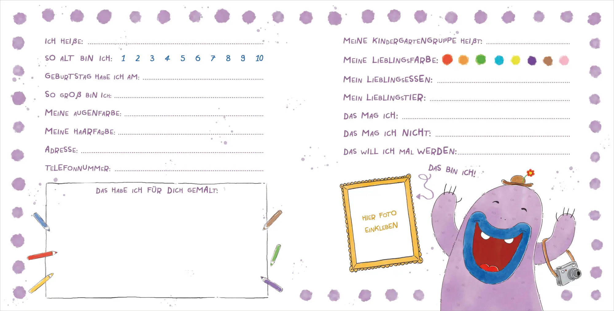 Bild: 9783809444770 | Schüttel den Apfelbaum - Meine Kindergartenfreunde. Eintragbuch für...