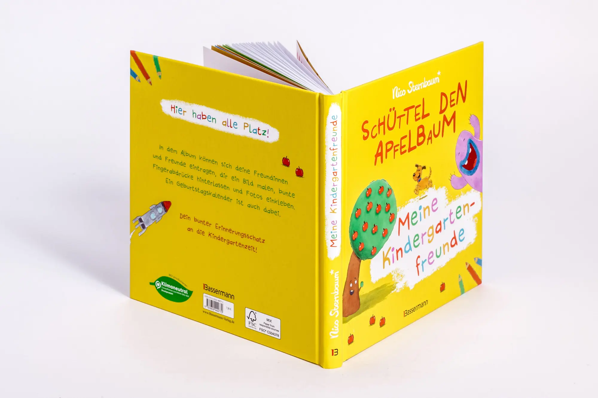 Bild: 9783809444770 | Schüttel den Apfelbaum - Meine Kindergartenfreunde. Eintragbuch für...