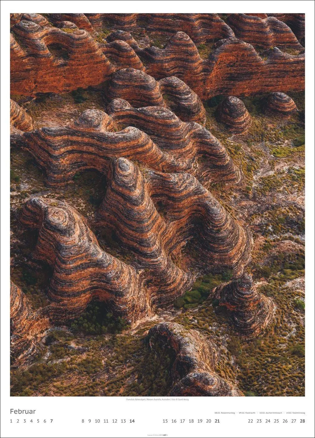 Bild: 9783839904770 | Art of Nature 2027 | David Herzig | Kalender | 14 S. | Deutsch | 2027