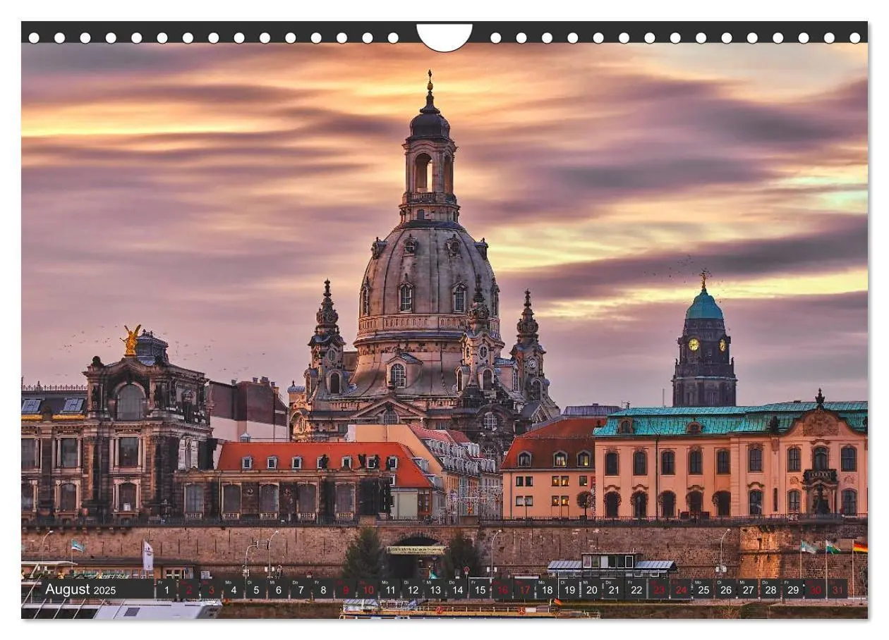 Bild: 9783435734870 | Dresden - Die Frauenkirche (Wandkalender 2025 DIN A4 quer),...