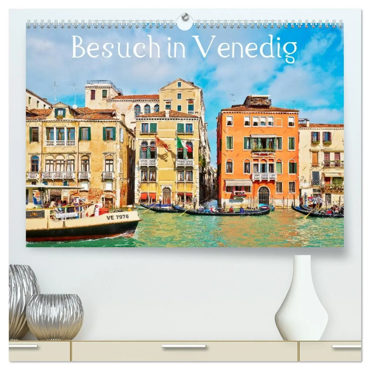 Cover: 9783516084870 | Besuch in Venedig (hochwertiger Premium Wandkalender 2026 DIN A2...