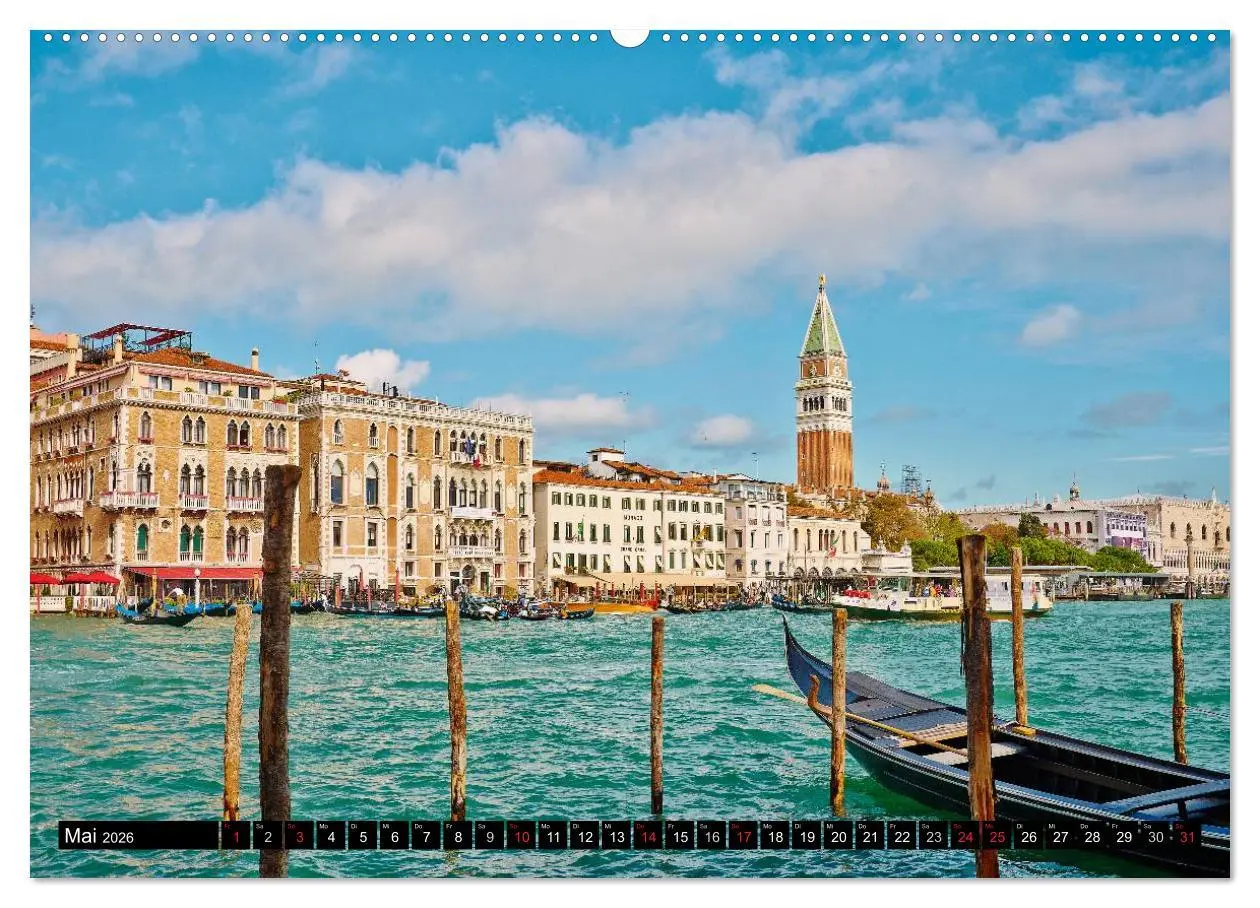 Bild: 9783516084870 | Besuch in Venedig (hochwertiger Premium Wandkalender 2026 DIN A2...