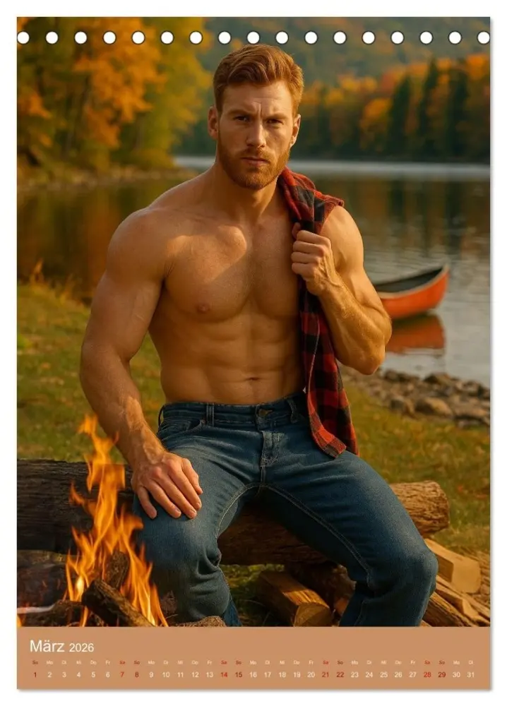 Bild: 9783516604870 | Sexy Männer weltweit (Tischkalender 2026 DIN A5 hoch), CALVENDO...