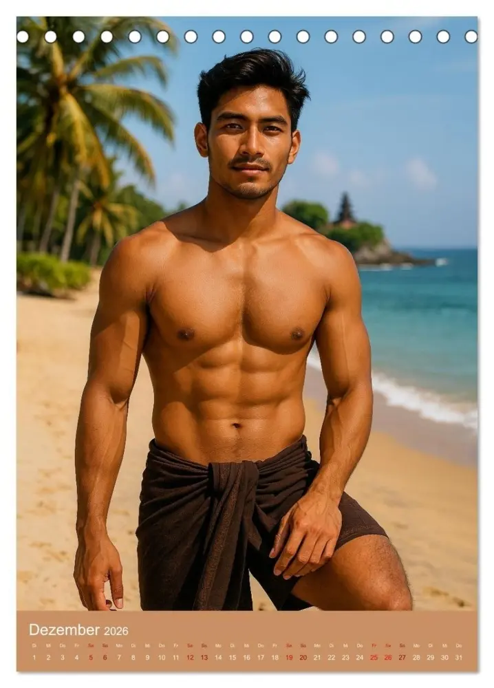 Bild: 9783516604870 | Sexy Männer weltweit (Tischkalender 2026 DIN A5 hoch), CALVENDO...