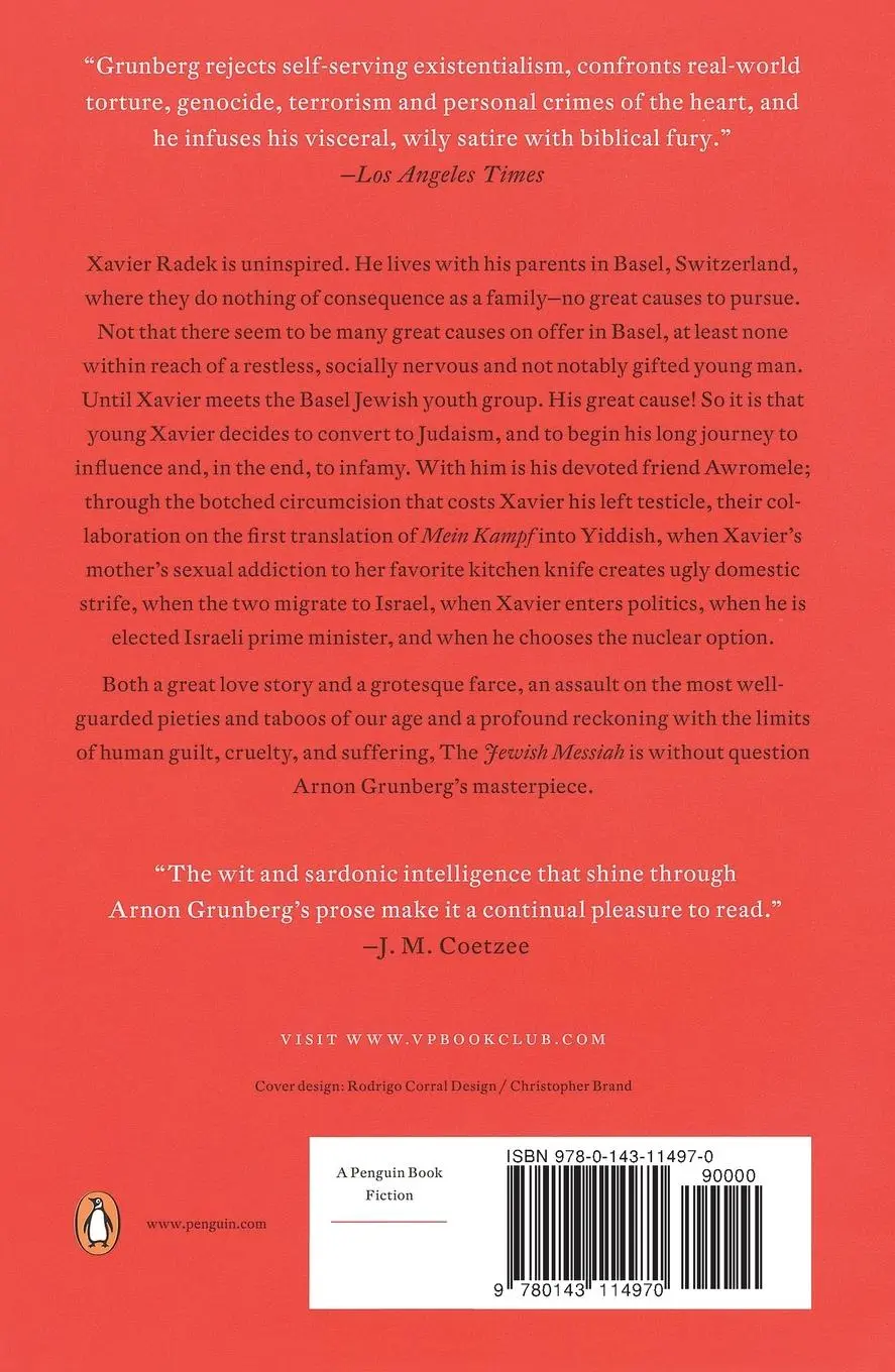 Rückseite: 9780143114970 | The Jewish Messiah | A Novel | Arnon Grunberg | Taschenbuch | Englisch