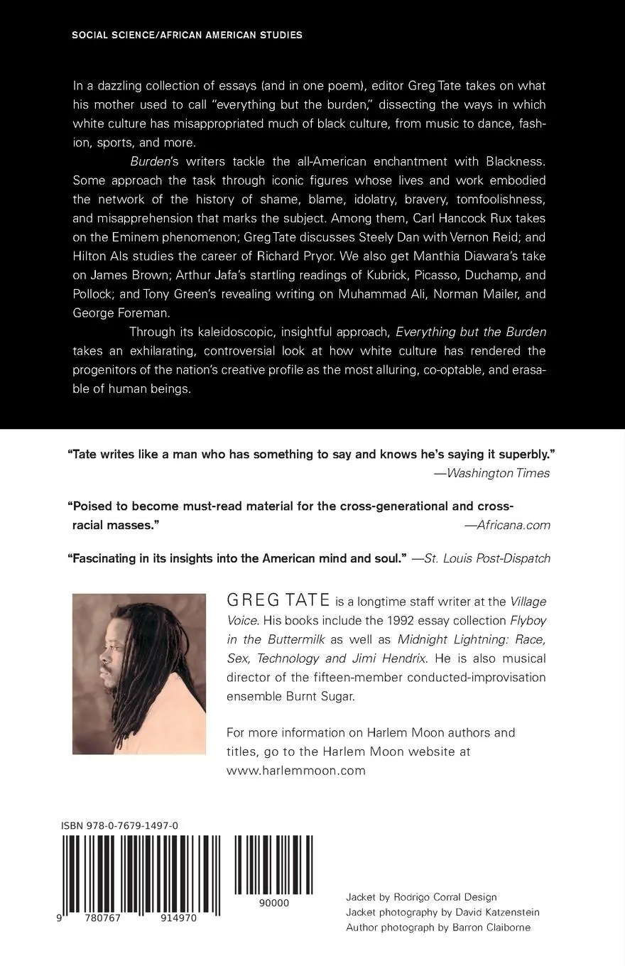 Rückseite: 9780767914970 | Everything But the Burden | Greg Tate | Taschenbuch | Englisch | 2003