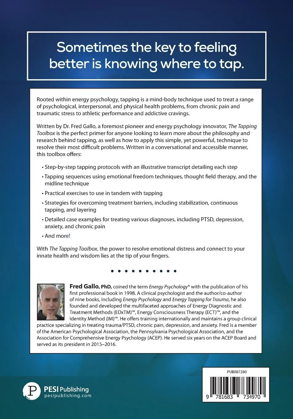 Rückseite: 9781683734970 | The Tapping Toolbox | Fred Gallo | Taschenbuch | Paperback | Englisch