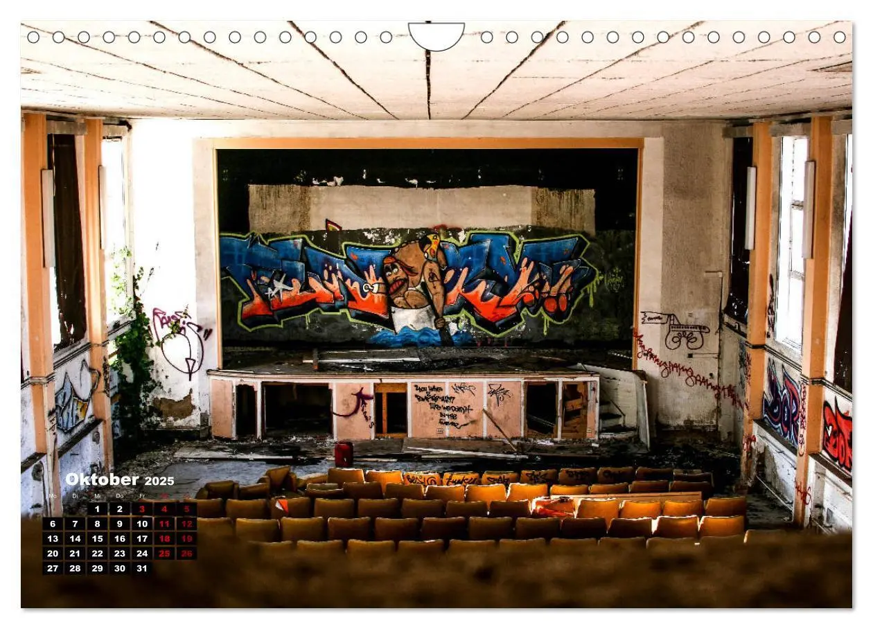 Bild: 9783435274970 | Verlassene Orte - Lost Places (Wandkalender 2025 DIN A4 quer),...