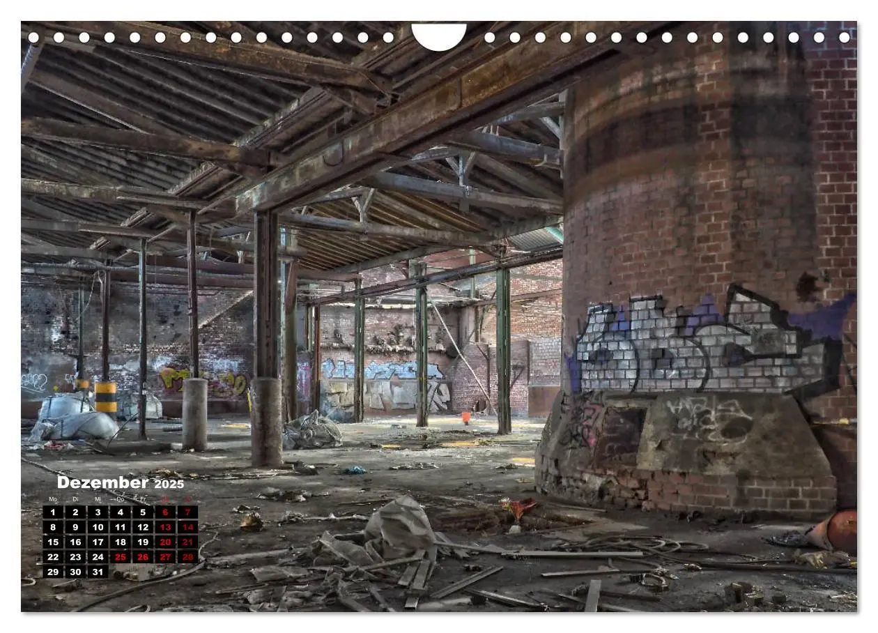 Bild: 9783435274970 | Verlassene Orte - Lost Places (Wandkalender 2025 DIN A4 quer),...