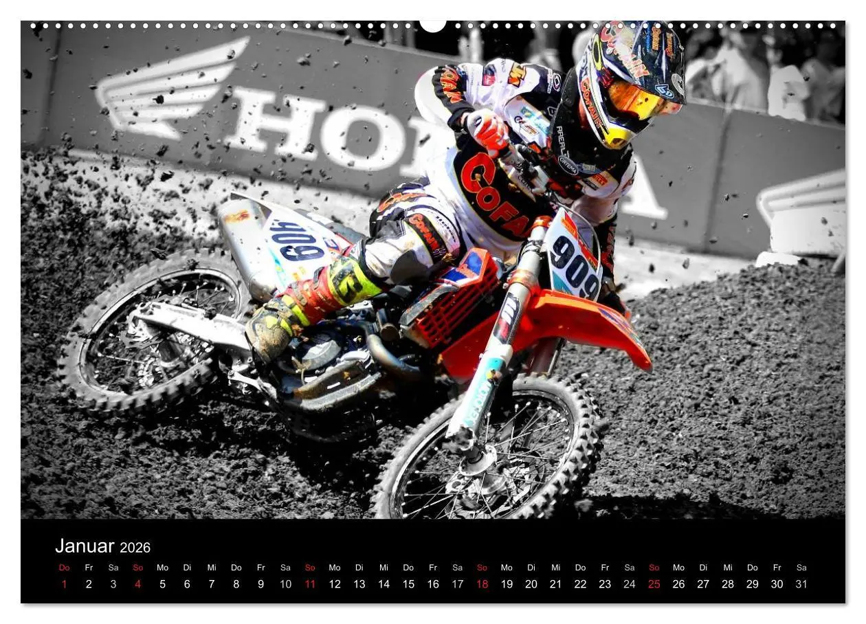 Bild: 9783457984970 | Motocross Kalender - Emotionen auf 2 Rädern (hochwertiger Premium...