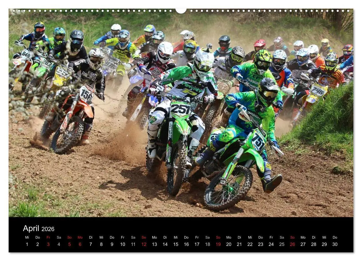 Bild: 9783457984970 | Motocross Kalender - Emotionen auf 2 Rädern (hochwertiger Premium...