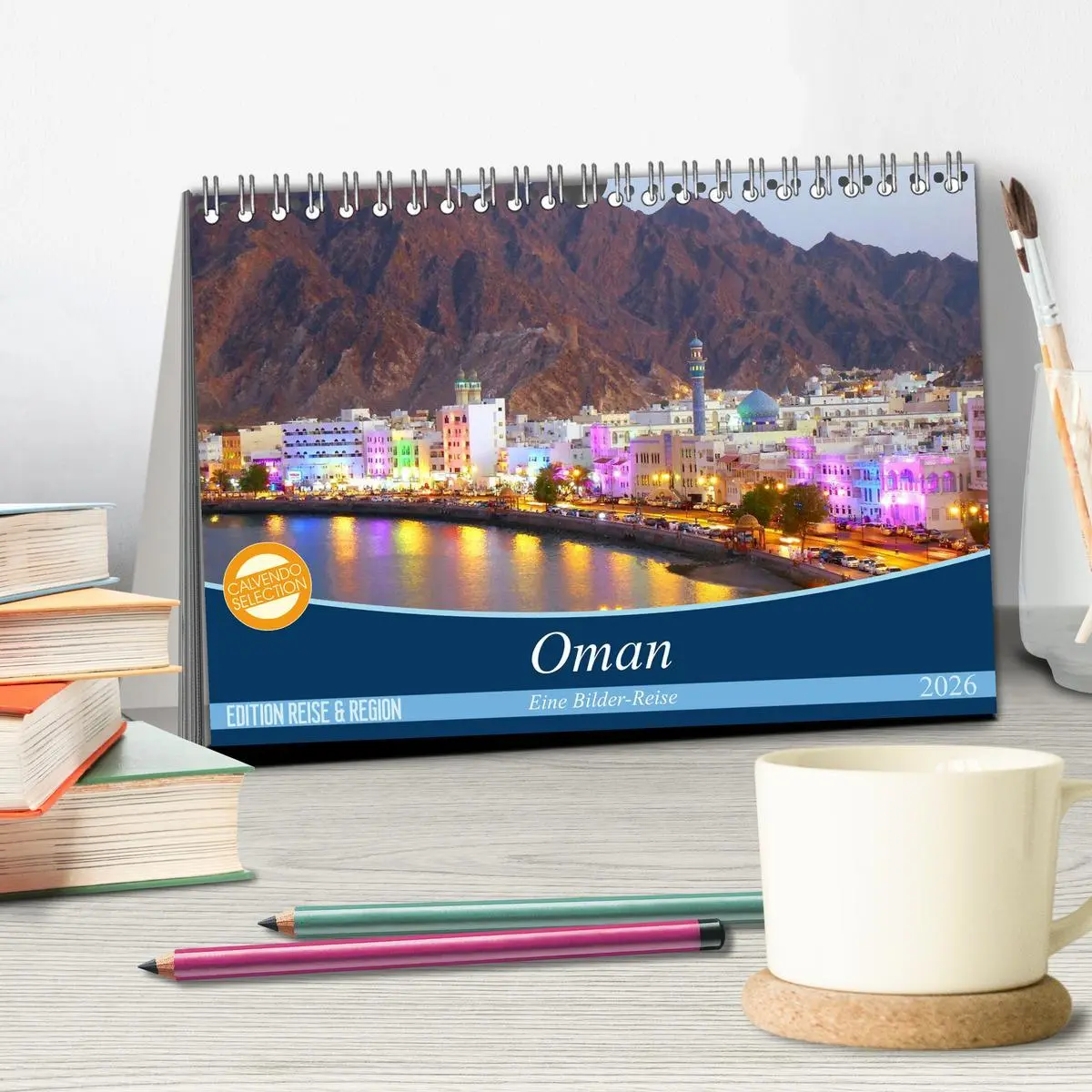 Bild: 9783516214970 | Oman - Eine Bilder-Reise (Tischkalender 2026 DIN A5 quer), CALVENDO...