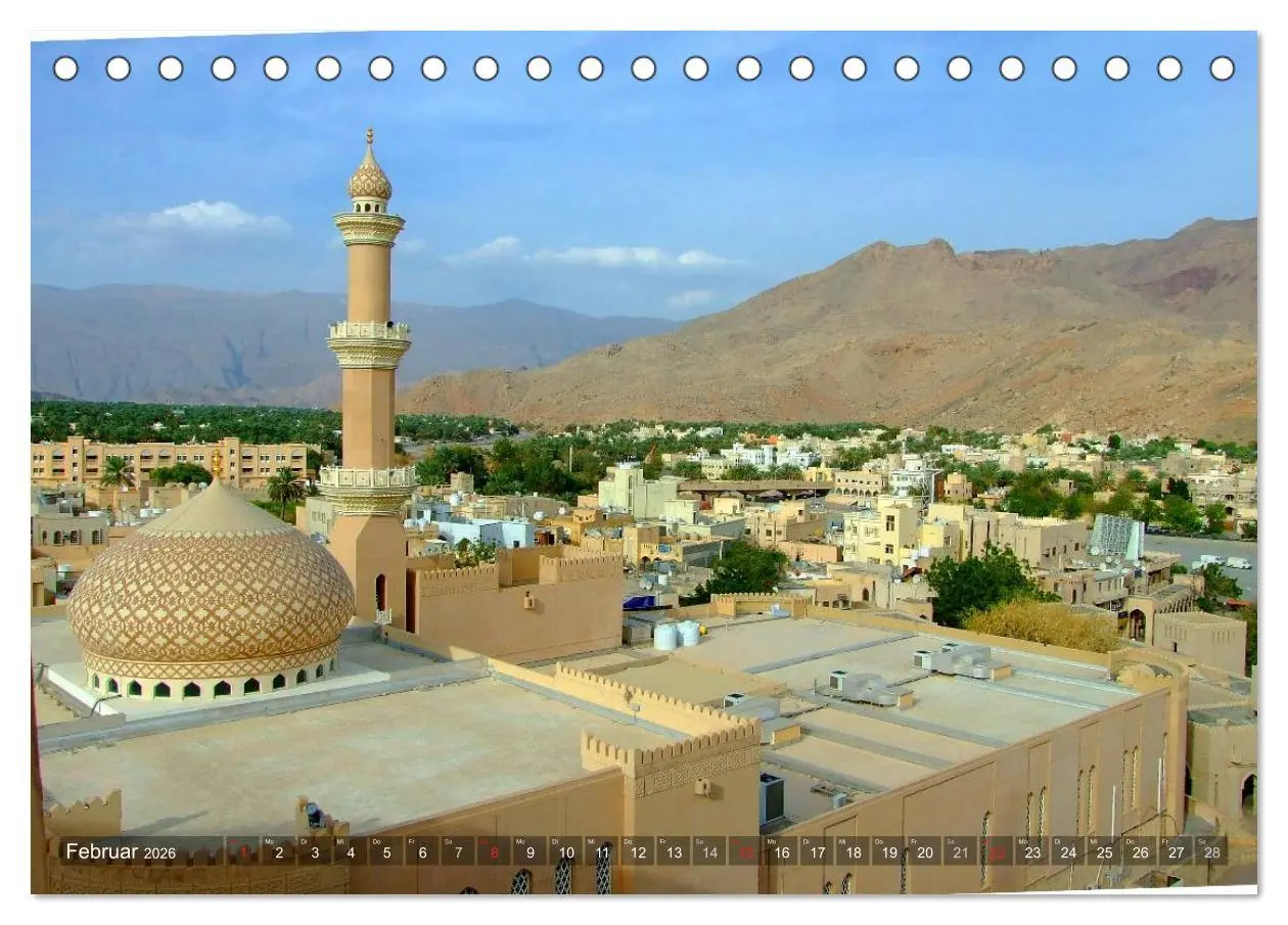 Bild: 9783516214970 | Oman - Eine Bilder-Reise (Tischkalender 2026 DIN A5 quer), CALVENDO...