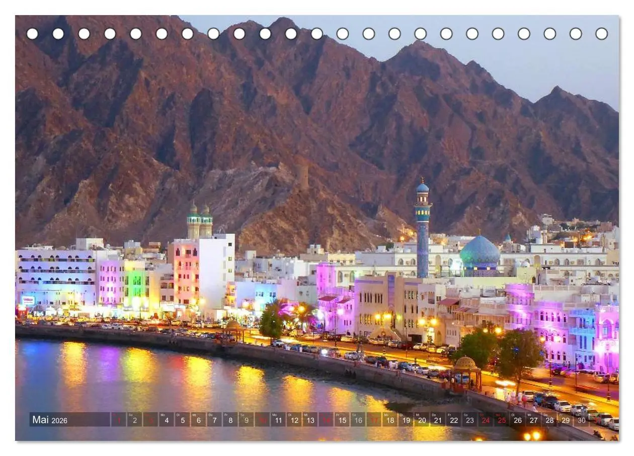 Bild: 9783516214970 | Oman - Eine Bilder-Reise (Tischkalender 2026 DIN A5 quer), CALVENDO...