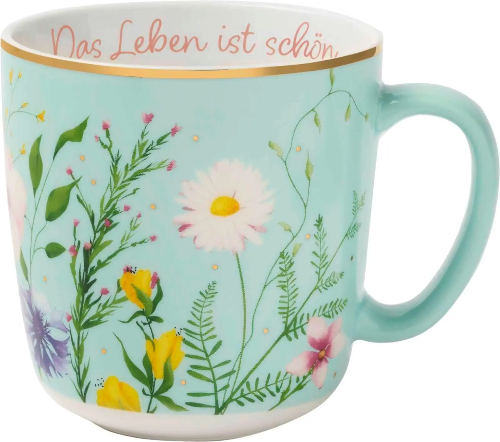 Cover: 4036442015070 | Blütenträume Kaffeebecher "Das Leben ist schön", 350 ml | Groh Verlag