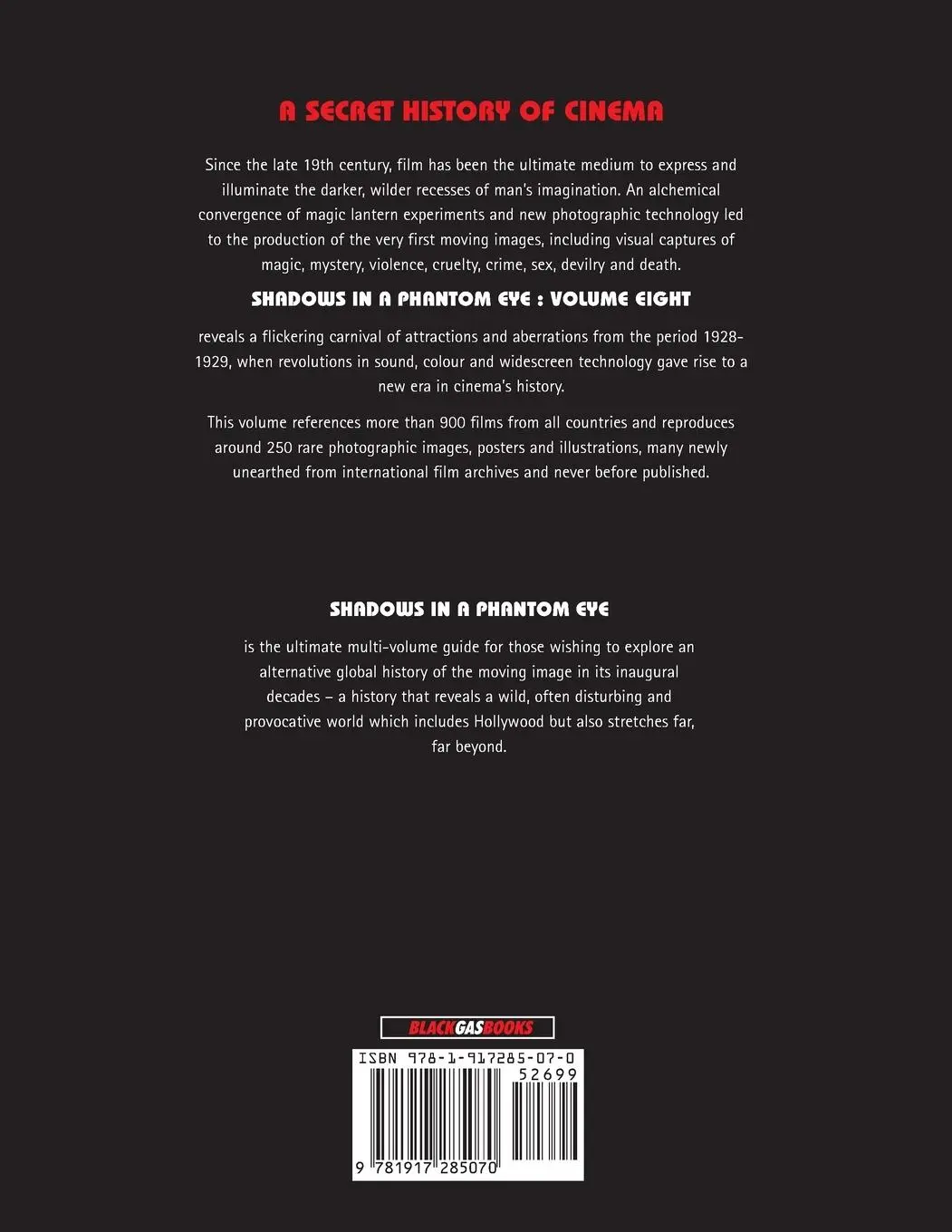 Rückseite: 9781917285070 | SHADOWS IN A PHANTOM EYE, VOLUME 8 (1928-1929) | Nocturne Group | Buch