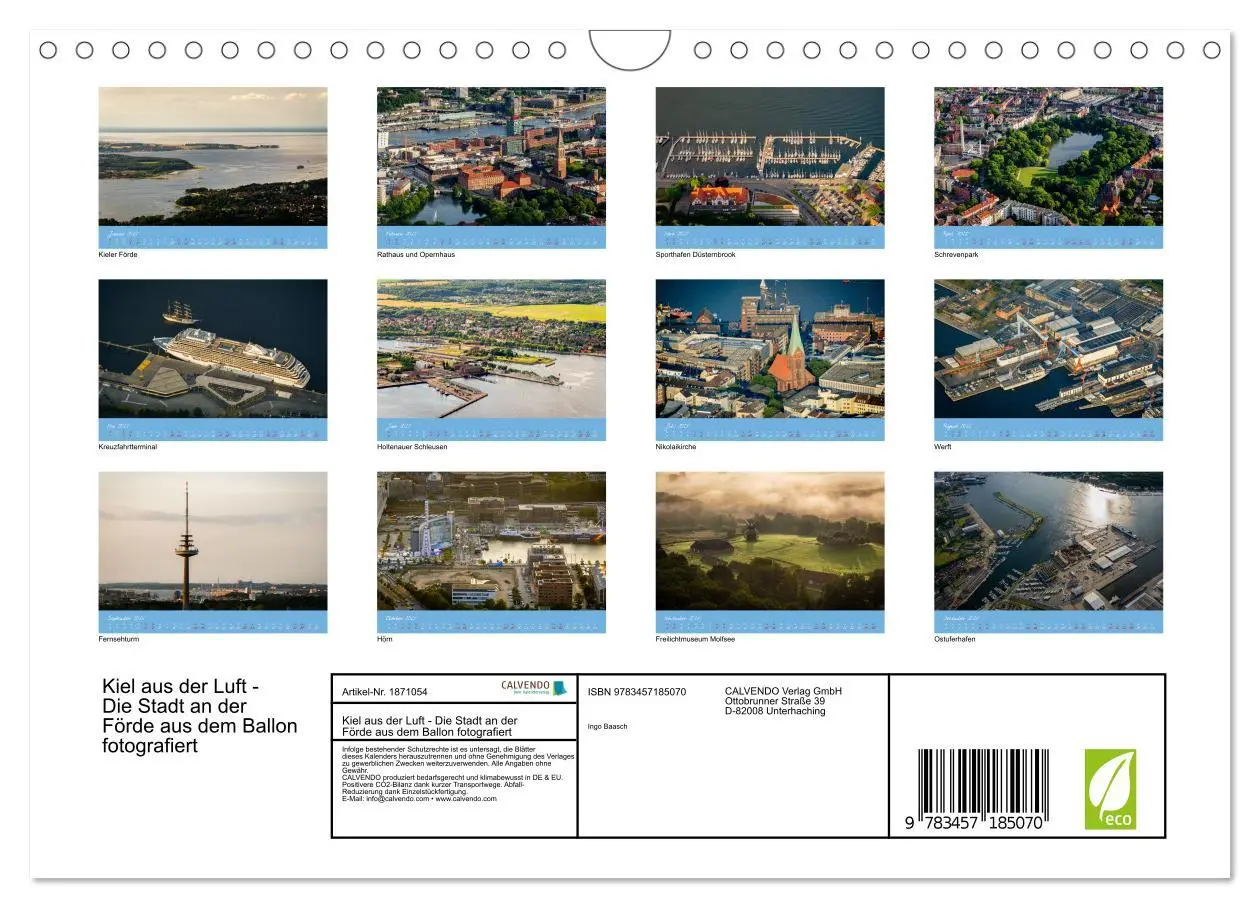 Bild: 9783457185070 | Kiel aus der Luft - Die Stadt an der Förde aus dem Ballon...