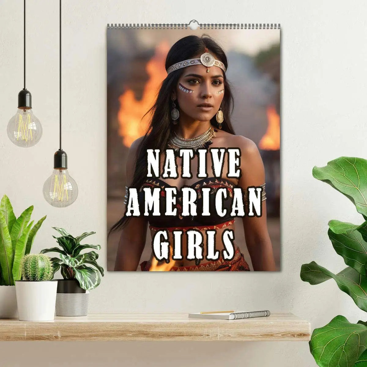 Bild: 9783516275070 | Native American Girls (Wandkalender 2026 DIN A2 hoch), CALVENDO...