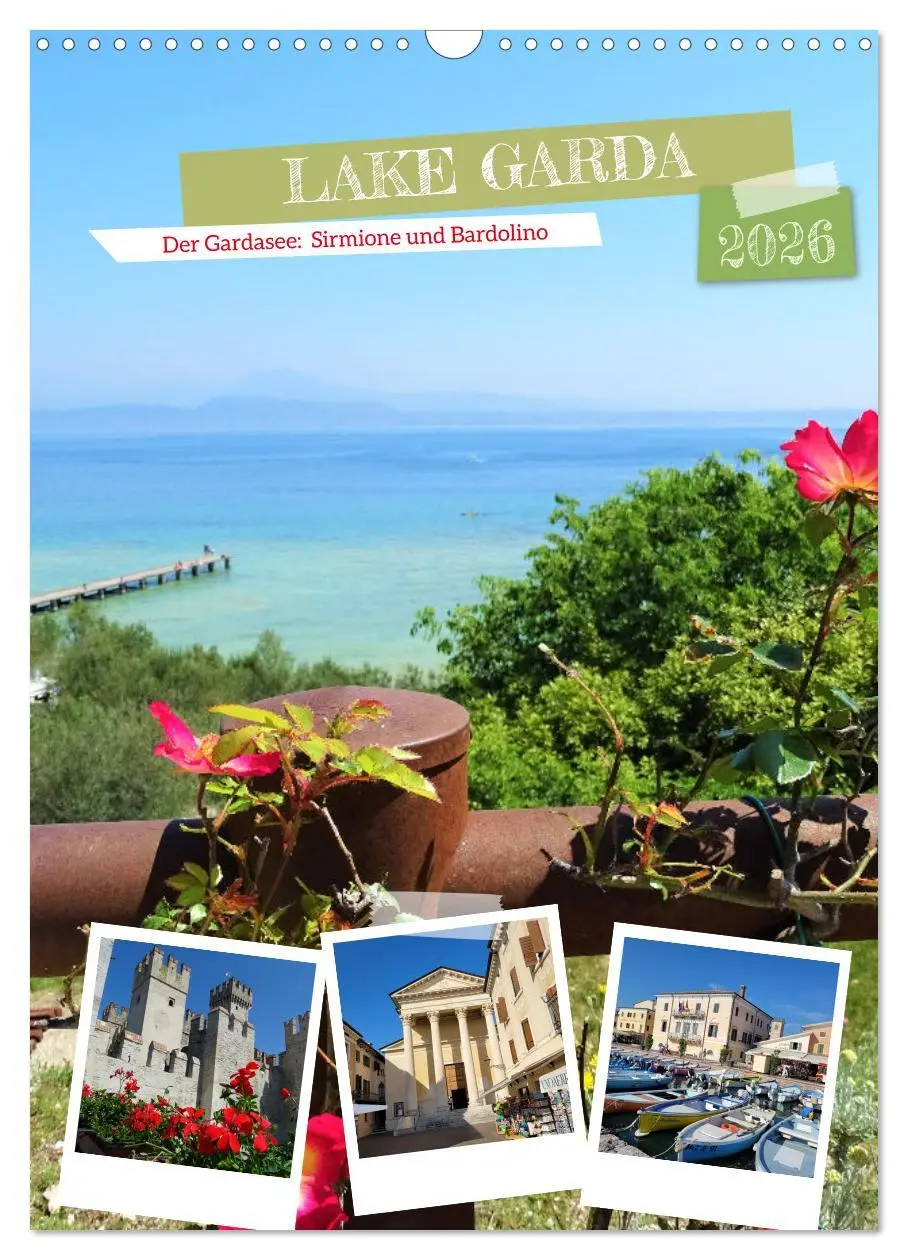 Cover: 9783516345070 | LAKE GARDA DerGardasee: Sirmione und Bardolino (Wandkalender 2026...