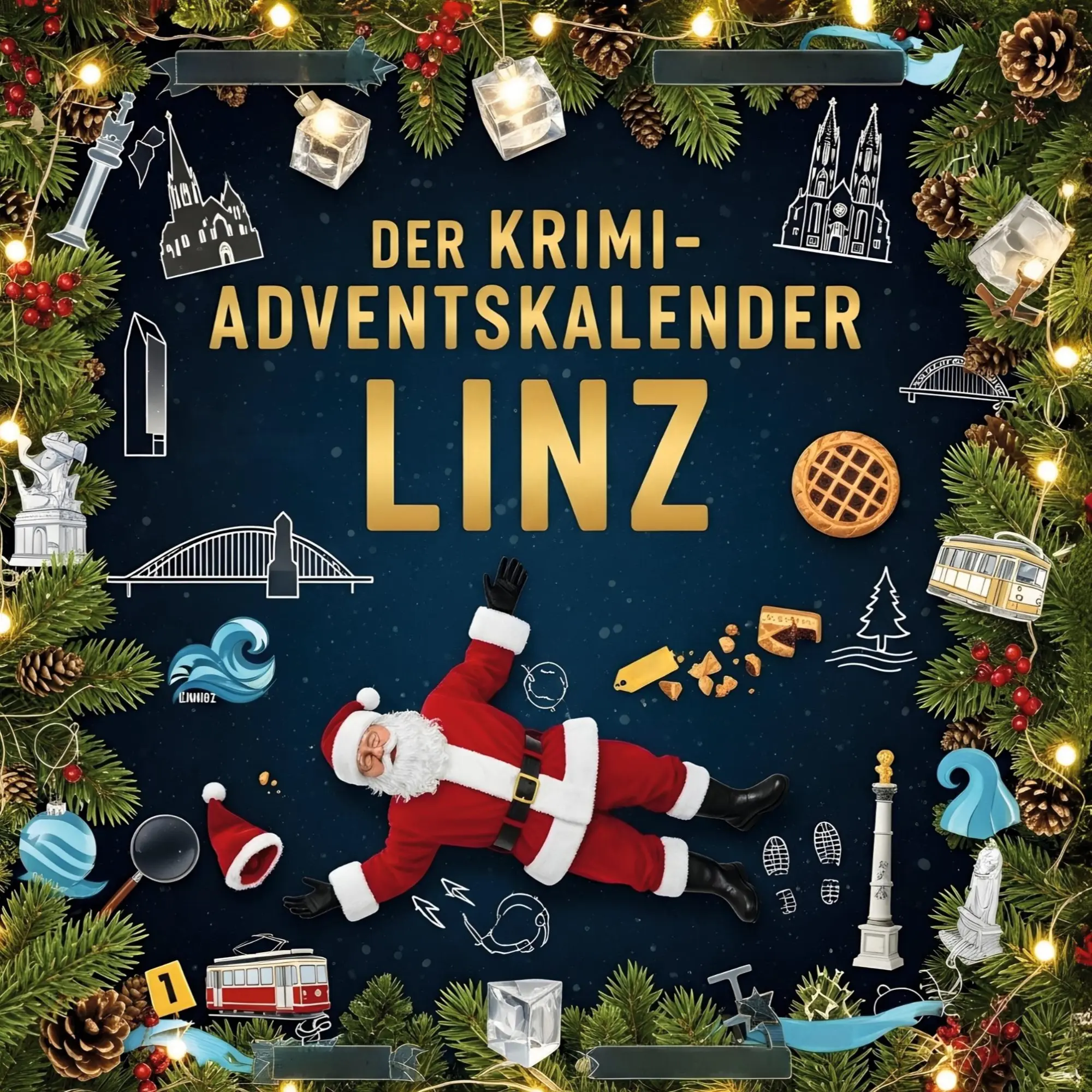 Cover: 9783695305070 | Der Krimi-Adventskalender Linz | Mordsverdächtig in 24 Akten | Neumann