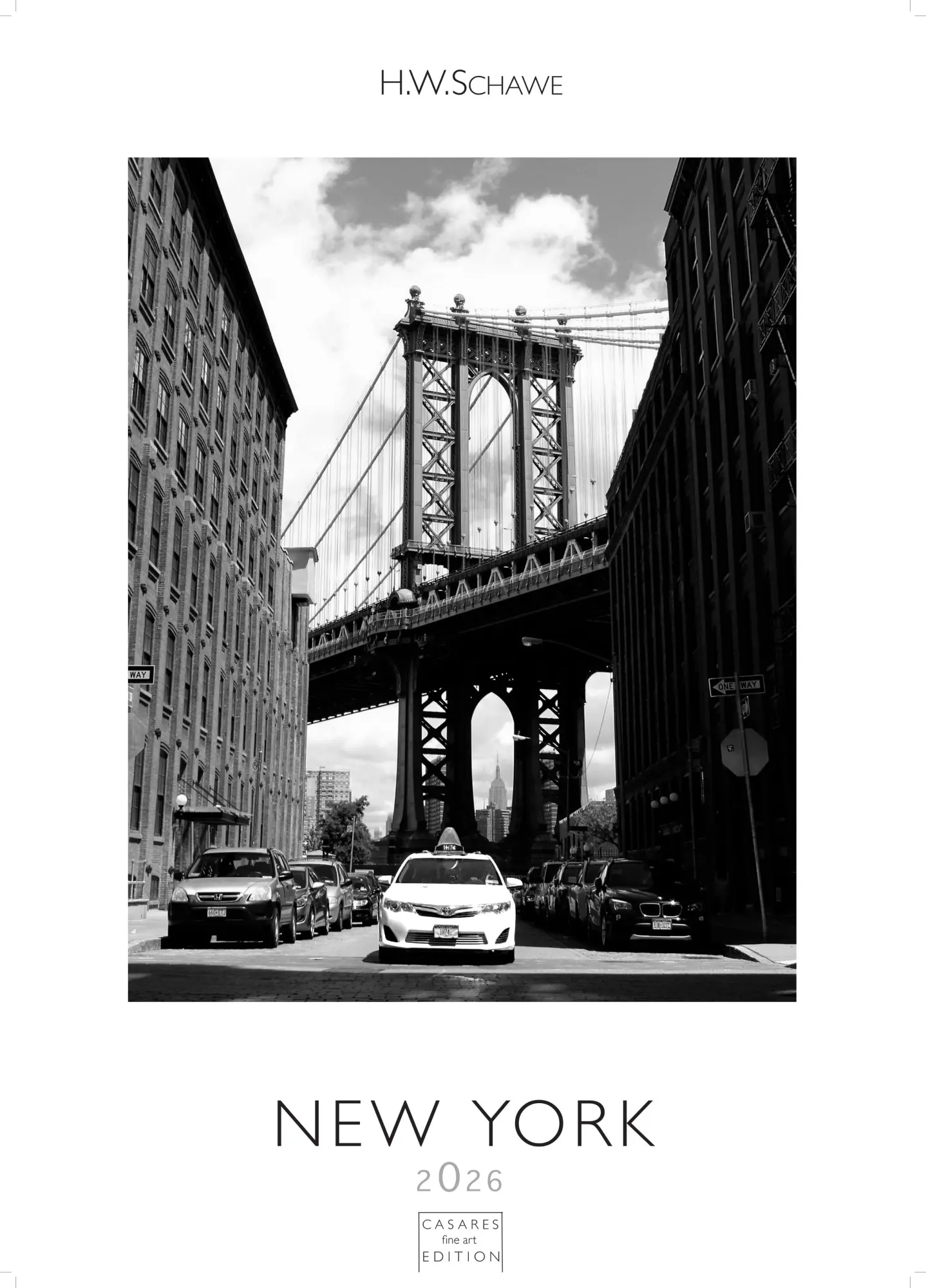 Cover: 9781835245170 | New York schwarz-weiss 2026 L 59x42cm | H. W. Schawe | Kalender | 2026