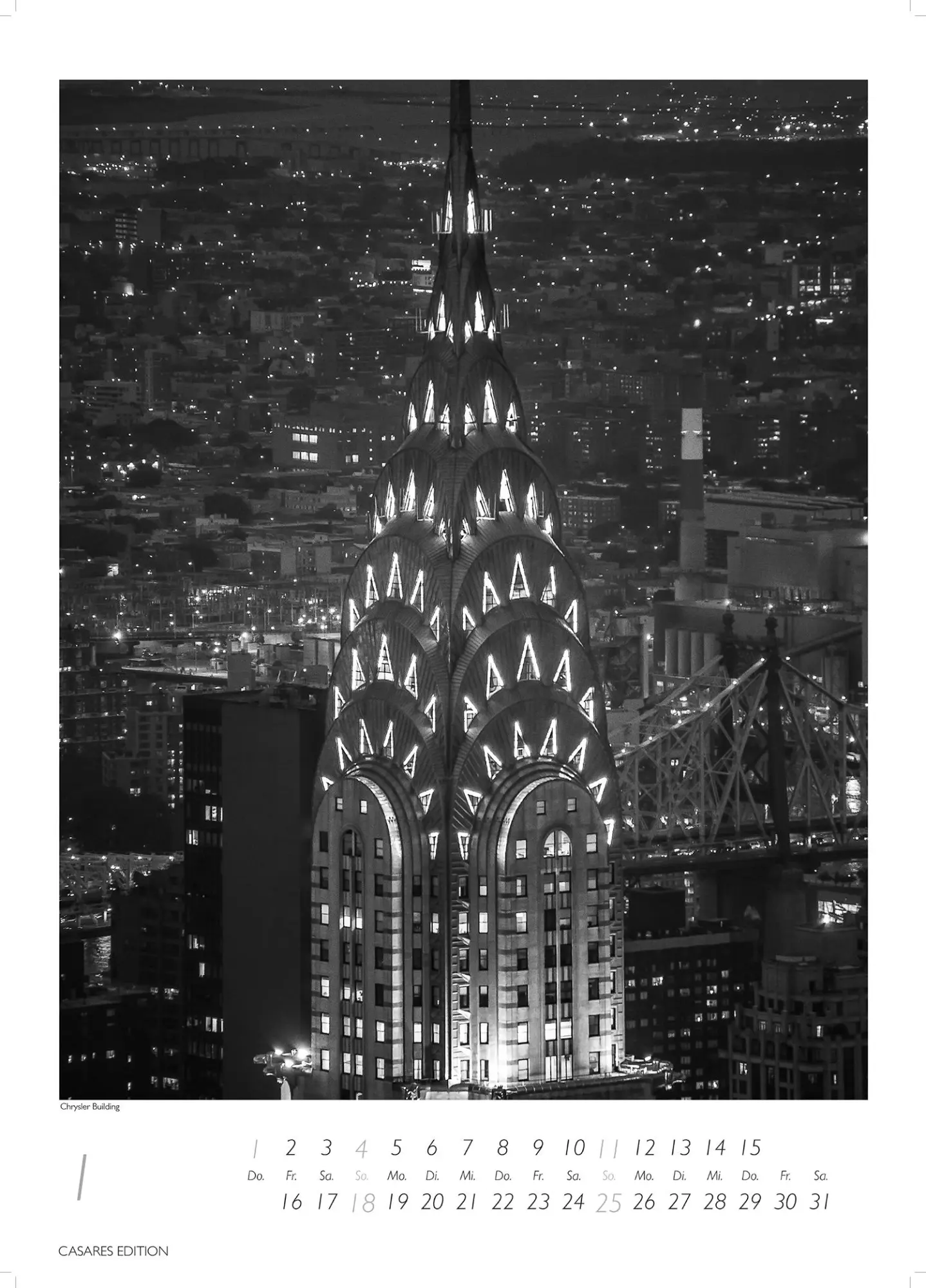 Bild: 9781835245170 | New York schwarz-weiss 2026 L 59x42cm | H. W. Schawe | Kalender | 2026