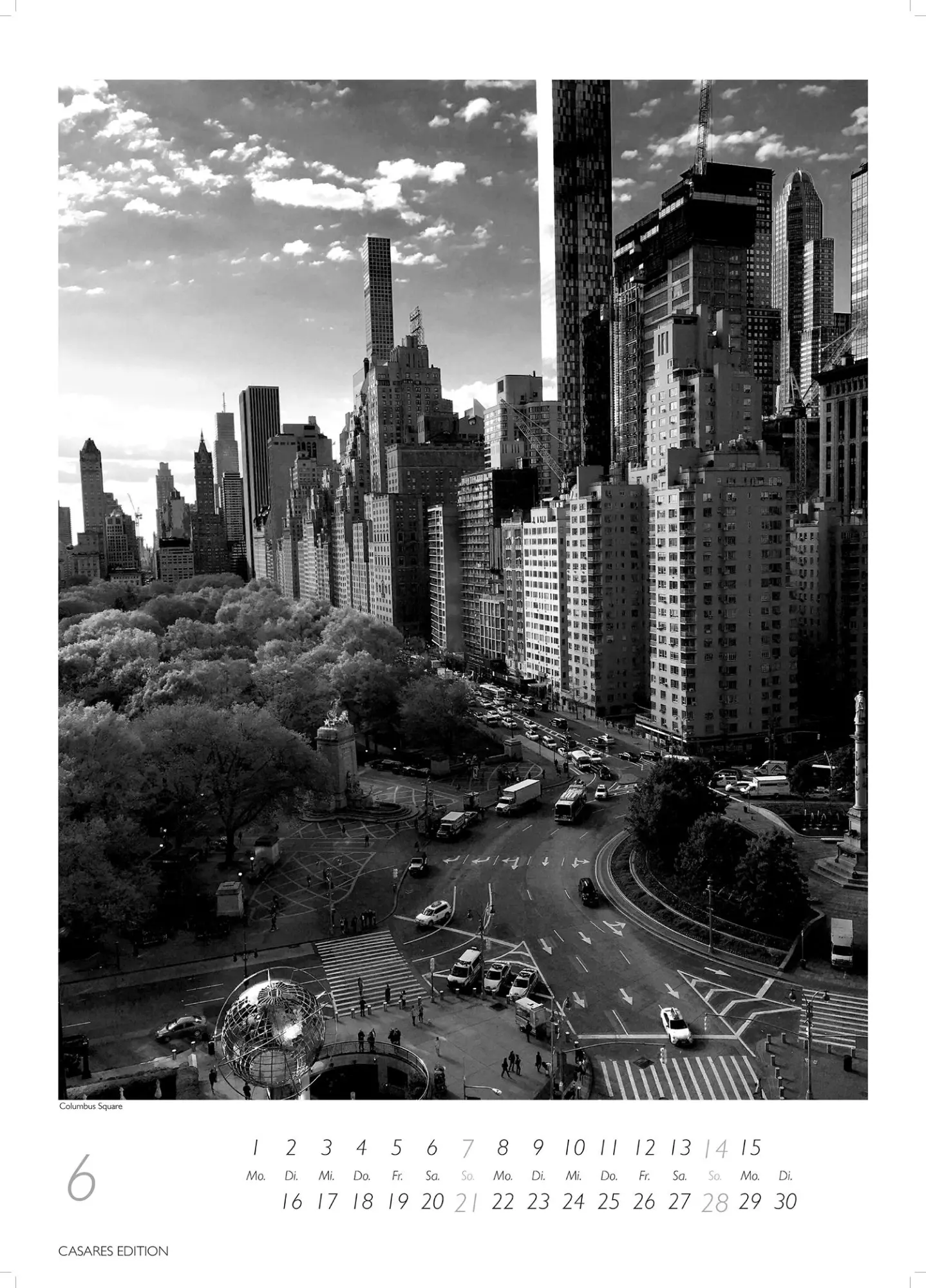 Bild: 9781835245170 | New York schwarz-weiss 2026 L 59x42cm | H. W. Schawe | Kalender | 2026