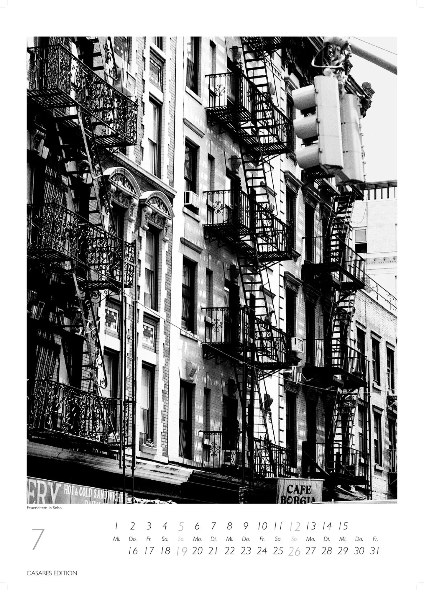 Bild: 9781835245170 | New York schwarz-weiss 2026 L 59x42cm | H. W. Schawe | Kalender | 2026