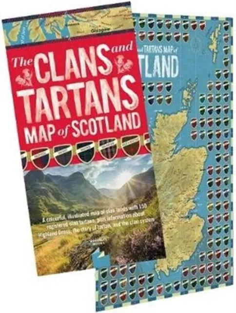 Cover: 9781849345170 | The Clans and Tartans Map of Scotland | Waverley Books Waverley Books