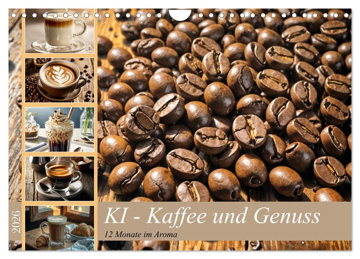 Cover: 9783457315170 | KI - Kaffee und Genuss 12 Monate im Aroma (Wandkalender 2026 DIN A4...
