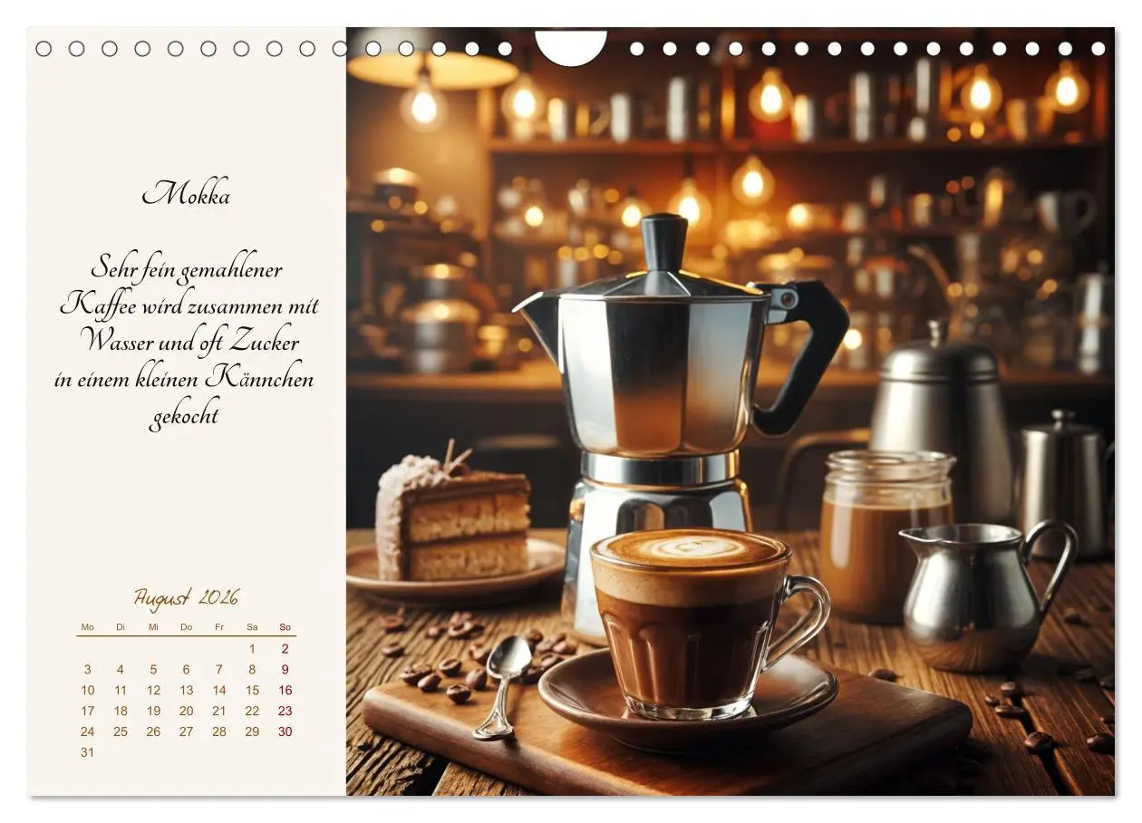 Bild: 9783457315170 | KI - Kaffee und Genuss 12 Monate im Aroma (Wandkalender 2026 DIN A4...