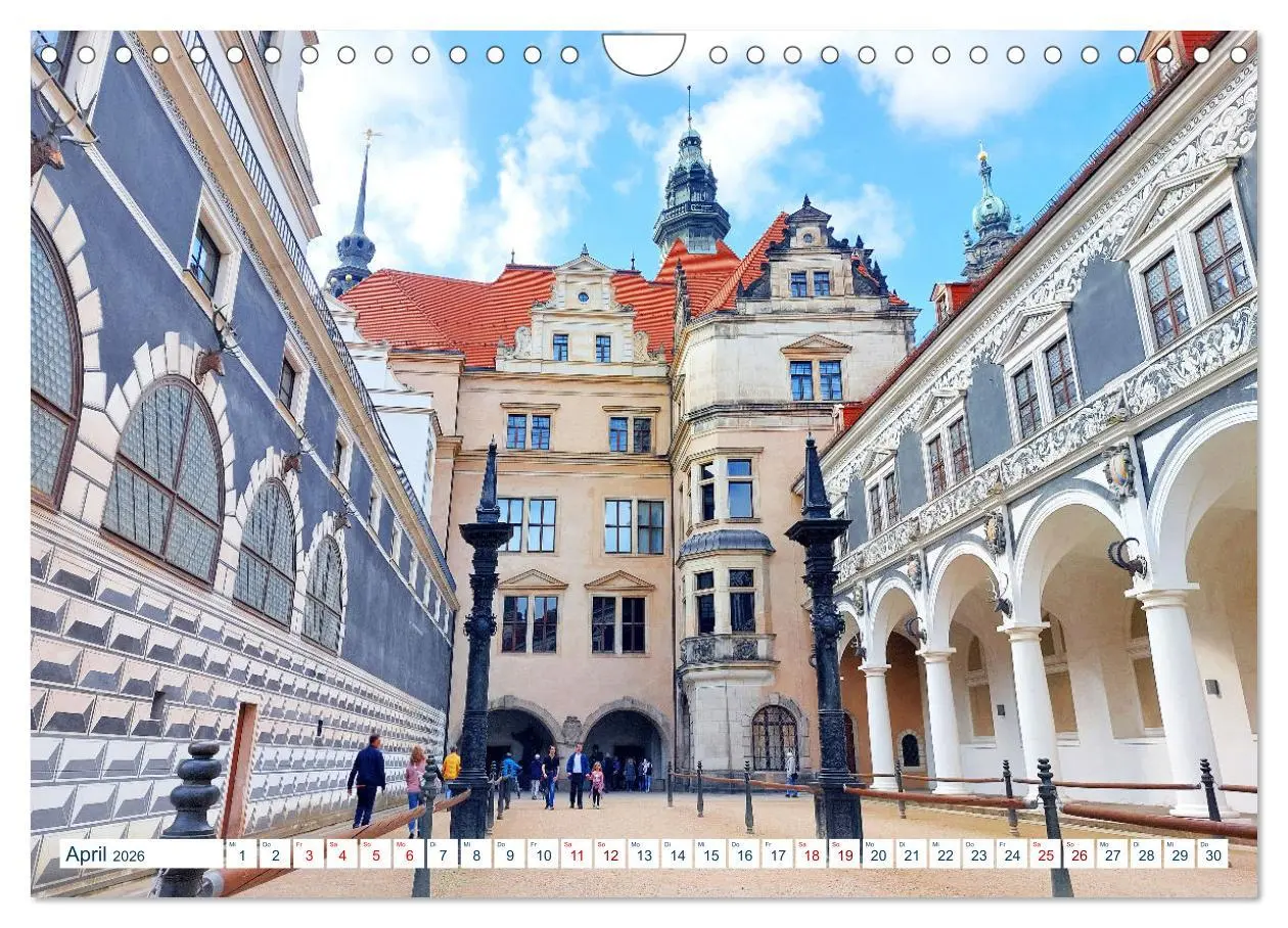Bild: 9783457555170 | Dresden prachtvoll und verspielt (Wandkalender 2026 DIN A4 quer),...