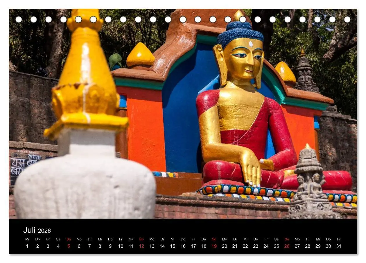 Bild: 9783516025170 | Namaste Nepal (Tischkalender 2026 DIN A5 quer), CALVENDO...