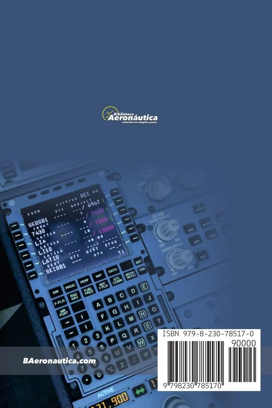 Rückseite: 9798230785170 | AIRBUS A320 Fonctionnement du MCDU | Biblioteca Aeronáutica | Buch