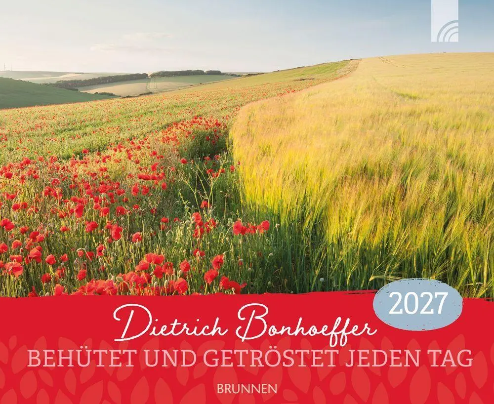 Cover: 4250222905270 | Behütet und getröstet jeden Tag 2027 | Dietrich Bonhoeffer | Kalender