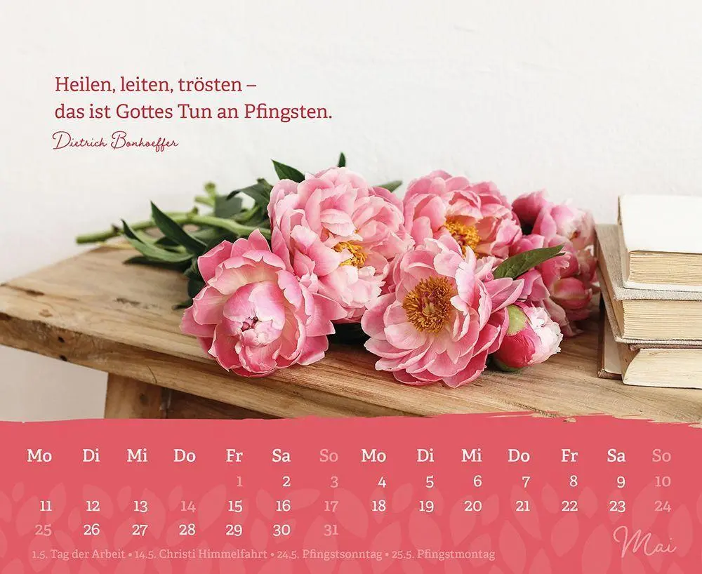 Bild: 4250222905270 | Behütet und getröstet jeden Tag 2027 | Dietrich Bonhoeffer | Kalender