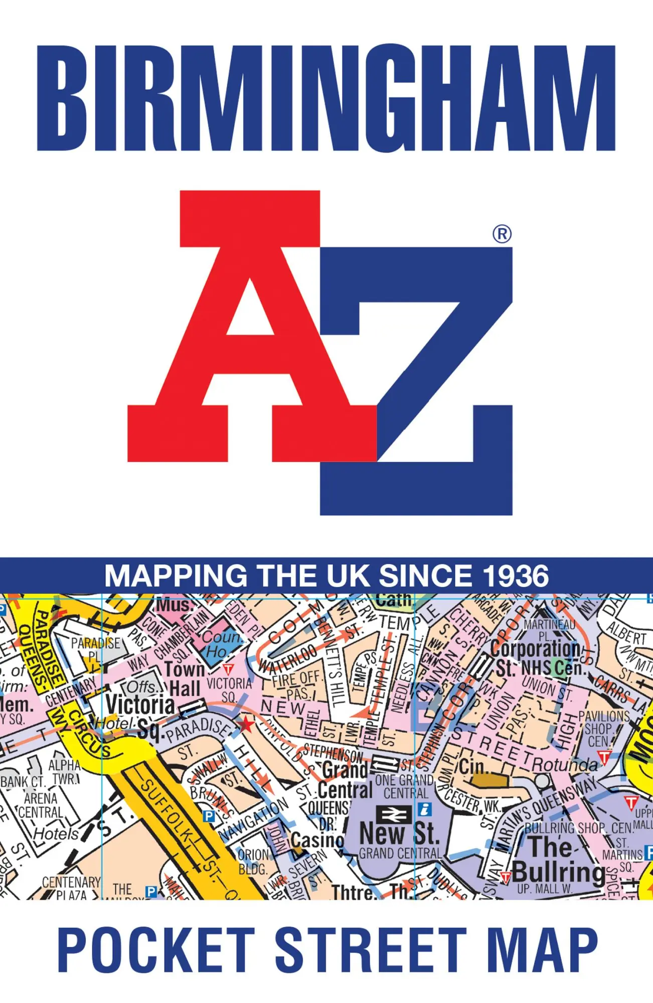 Cover: 9780008445270 | Birmingham A-Z Pocket Street Map | A-Z Maps | (Land-)Karte | Englisch