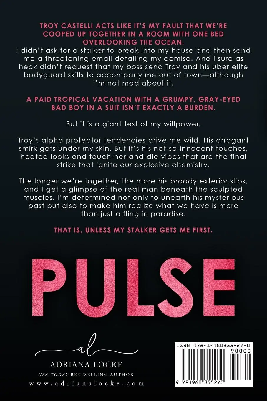 Rückseite: 9781960355270 | Pulse | Adriana Locke | Taschenbuch | Englisch | 2024