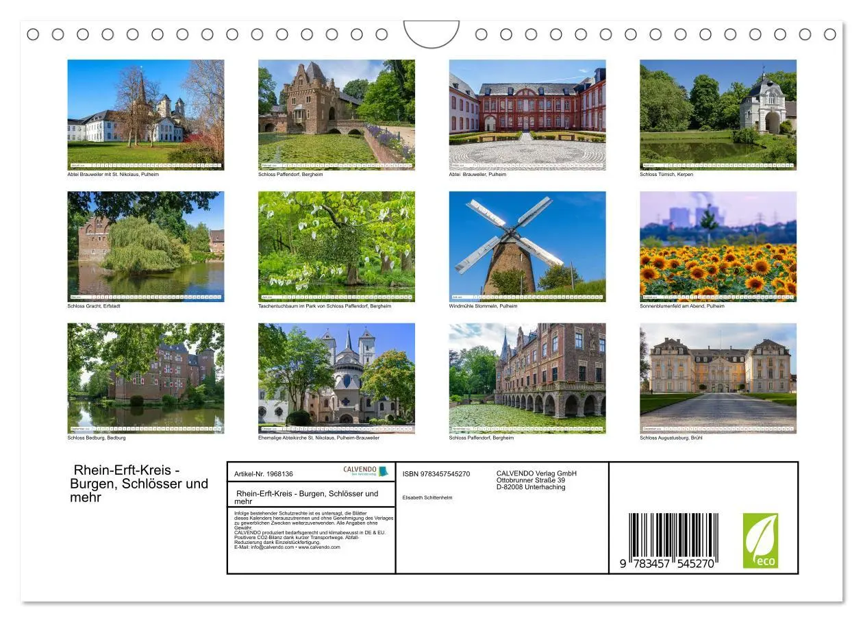 Bild: 9783457545270 | Rhein-Erft-Kreis - Burgen, Schlösser und mehr (Wandkalender 2026...