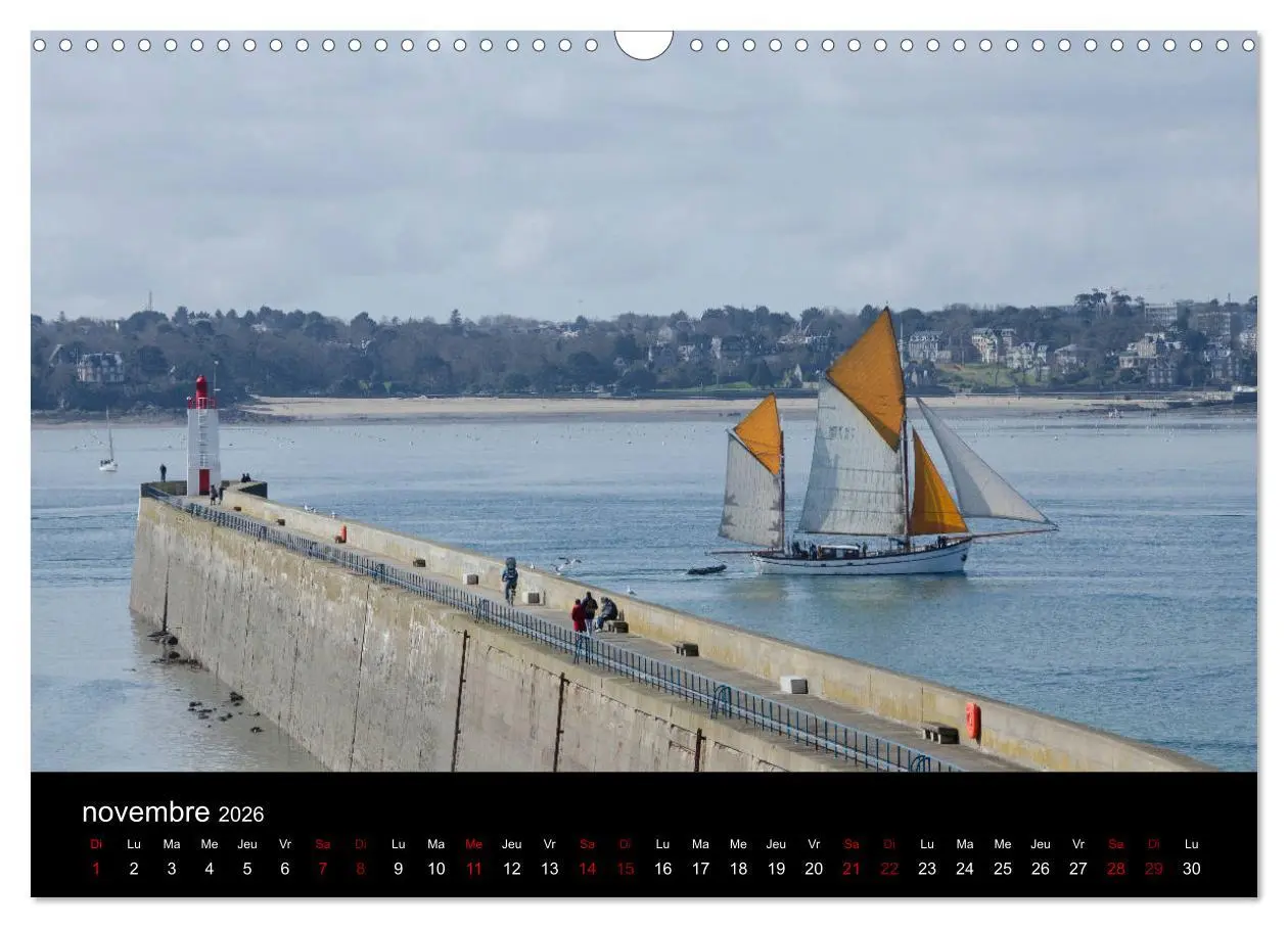 Bild: 9783516565270 | Saint-Malo au fil des mois (Calendrier mural 2026 DIN A3 vertical),...