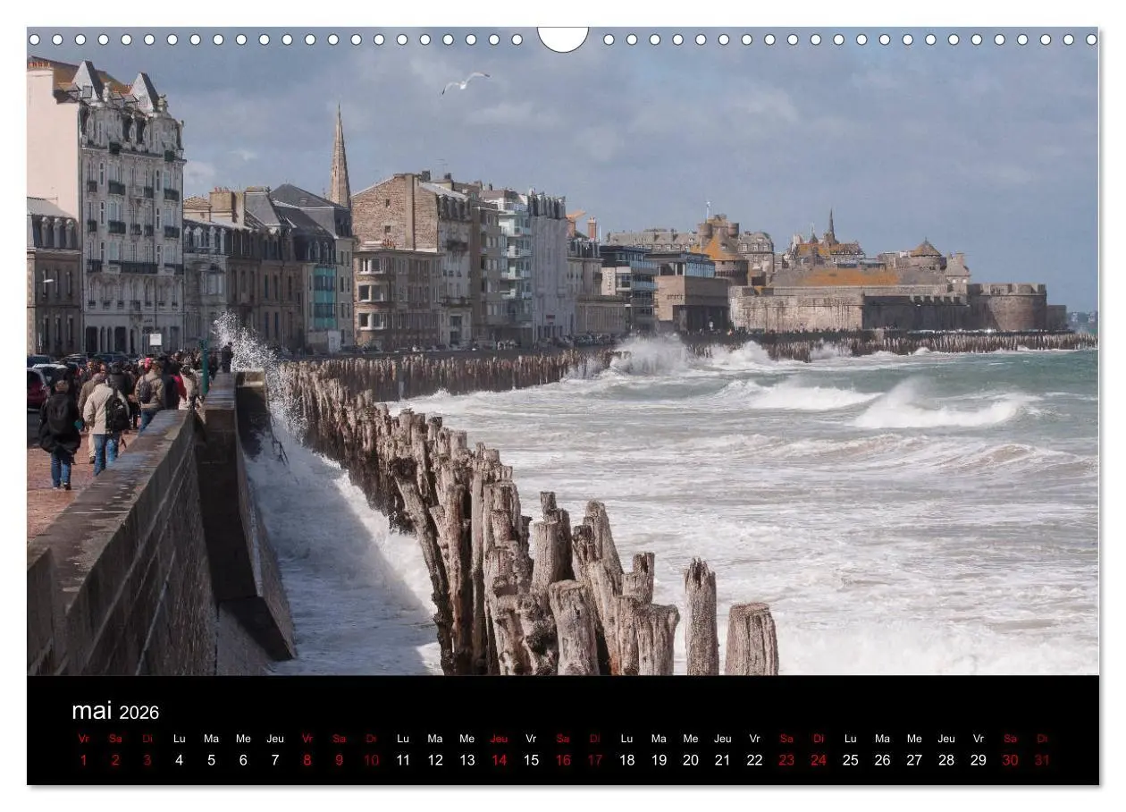 Bild: 9783516565270 | Saint-Malo au fil des mois (Calendrier mural 2026 DIN A3 vertical),...