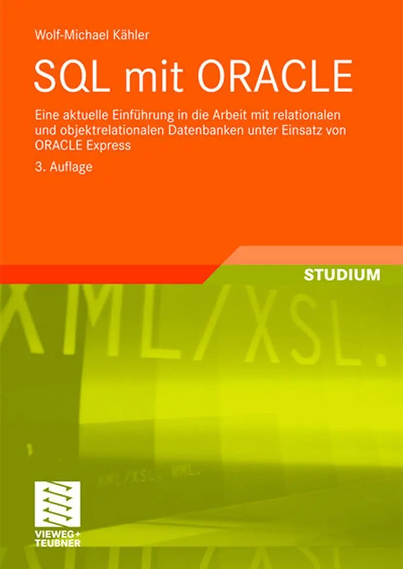 Cover: 9783834805270 | SQL mit ORACLE | Wolf-Michael Kähler | Taschenbuch | xi | Deutsch