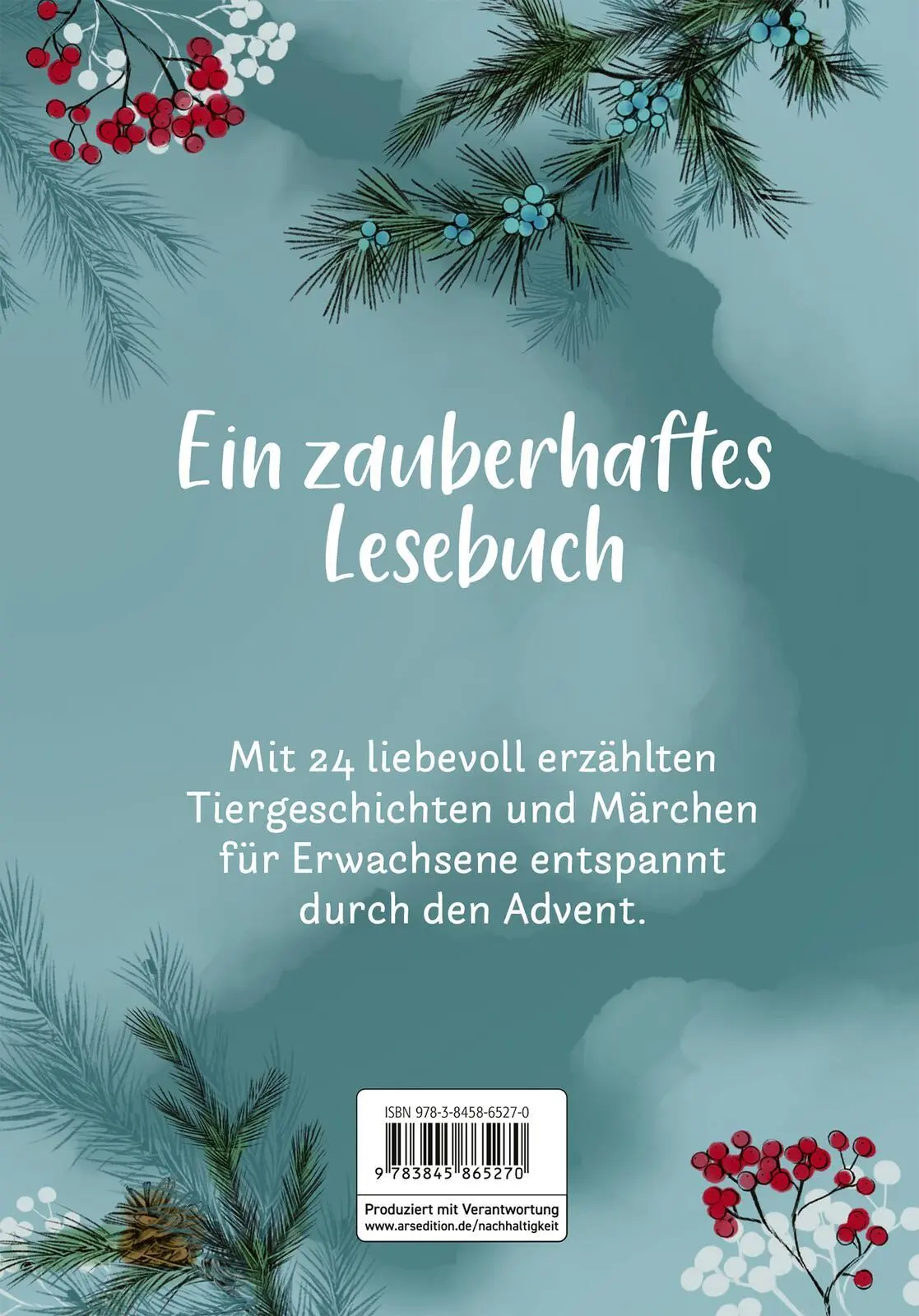 Rückseite: 9783845865270 | Tierisch schöne Weihnachten | Ein Adventsbuch zum Aufschneiden | Hamm