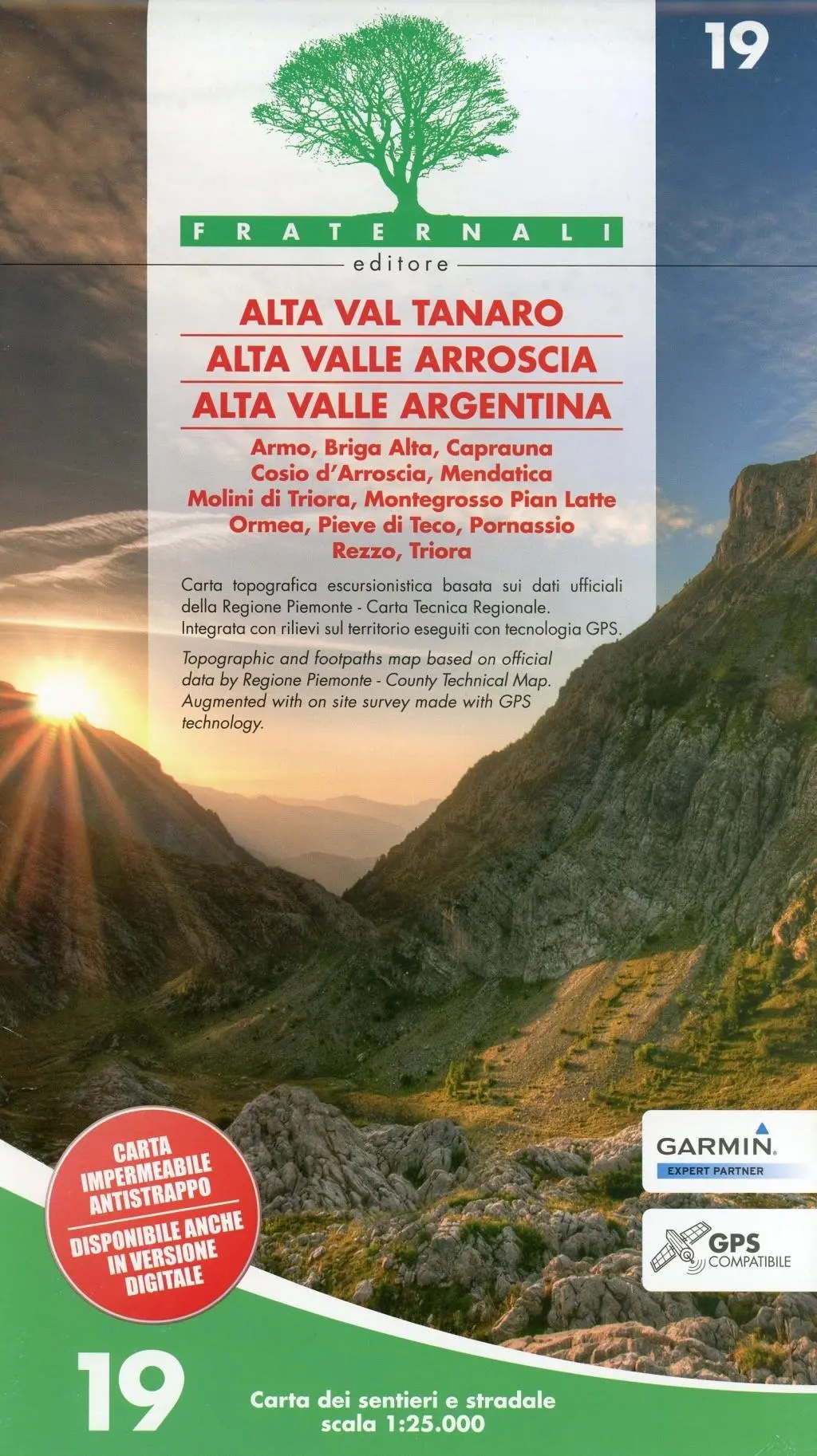 Cover: 9788897465270 | Carta n. 19. Alta Valle Tanaro, Alta Valle Arroscia, Alta valle...