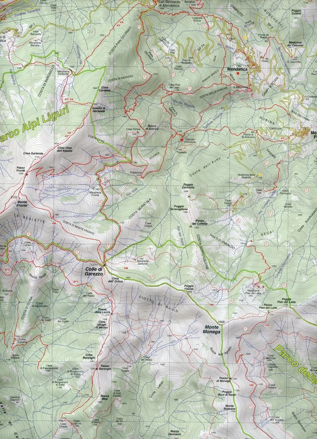 Bild: 9788897465270 | Carta n. 19. Alta Valle Tanaro, Alta Valle Arroscia, Alta valle...
