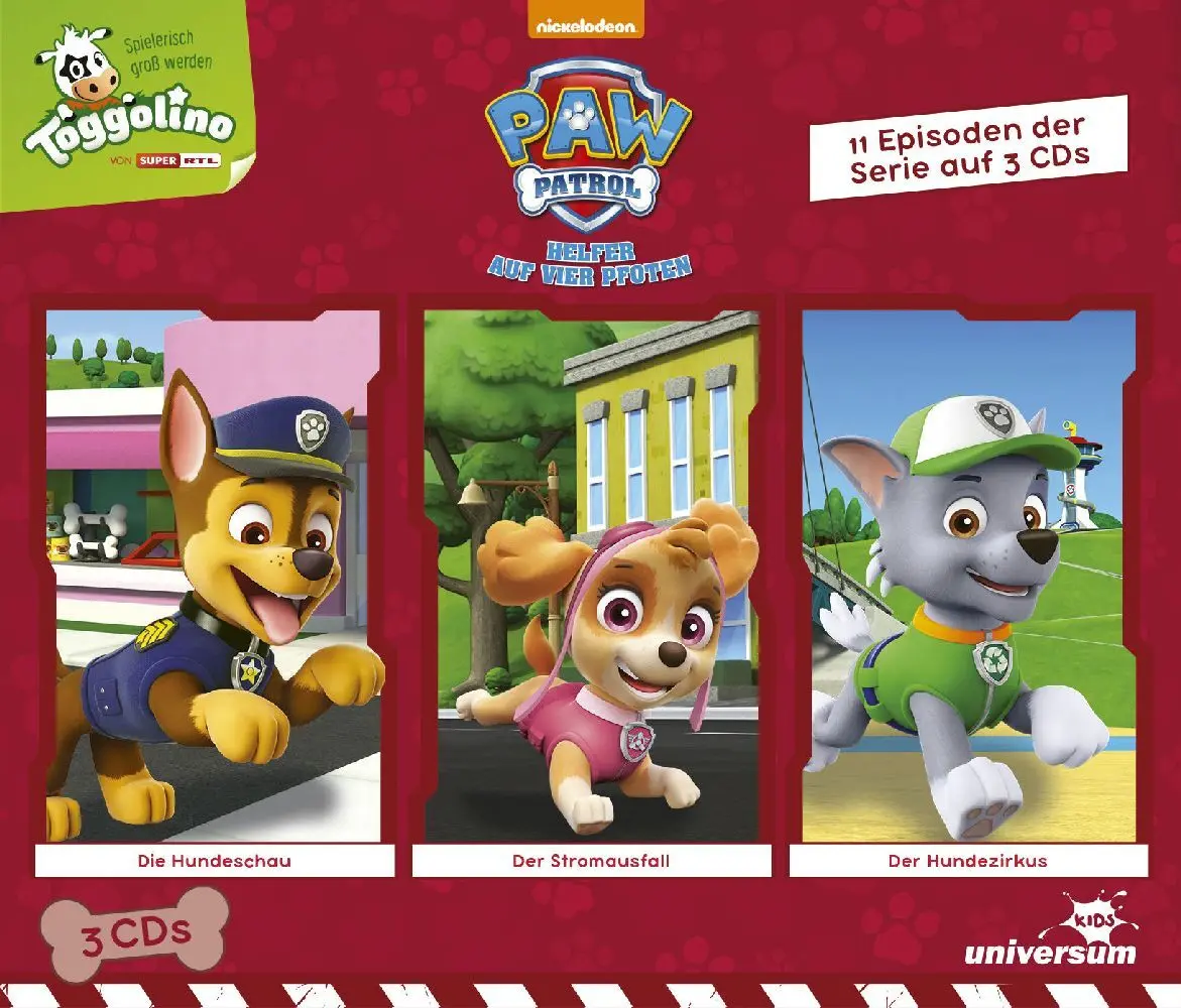 Cover: 4061229015370 | PAW Patrol Hörspielbox. Box.3, 3 Audio-CD | Various | Audio-CD | 2020