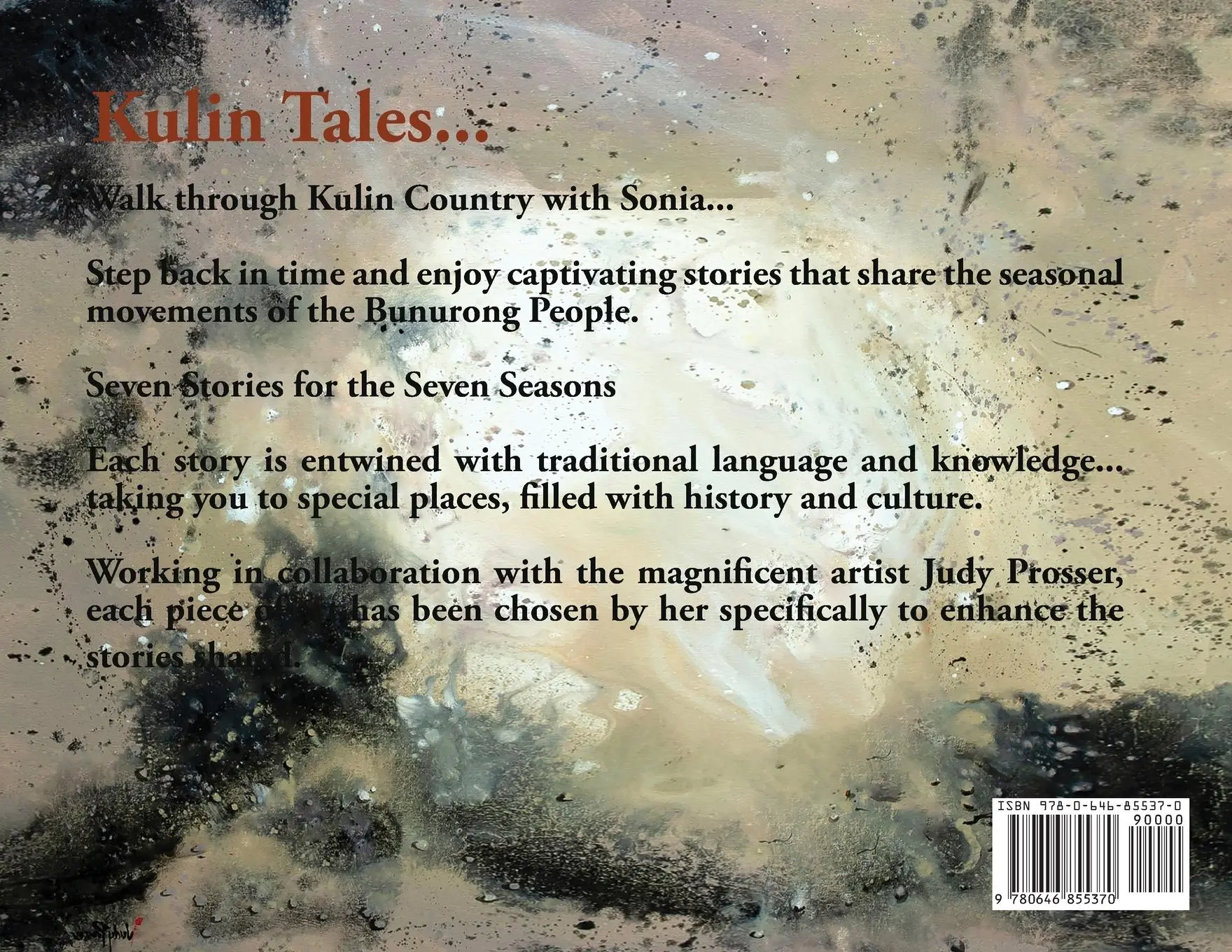 Rückseite: 9780646855370 | Kulin Tales Seven Seasons of the Bunurong | Sonia Marie | Taschenbuch