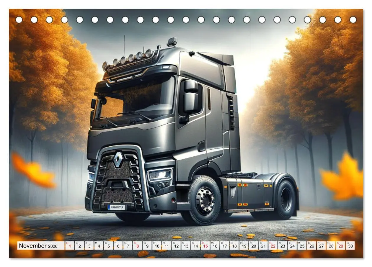 Bild: 9783457465370 | Faszination Truck: KI-Designs von Lack und Leistung (Tischkalender...